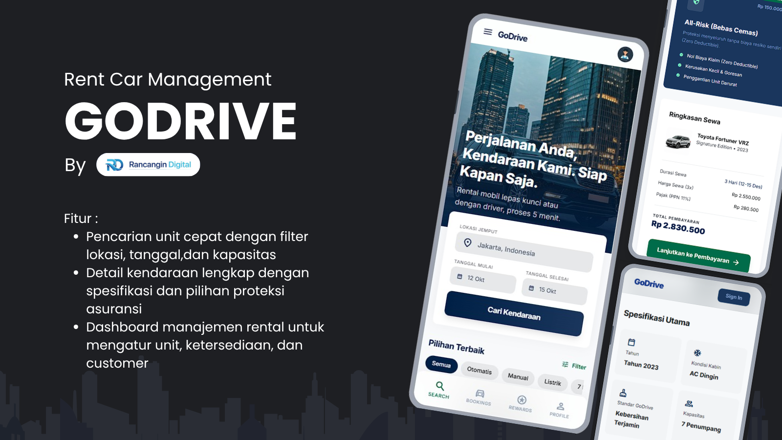 GoDrive Car Rental Platform