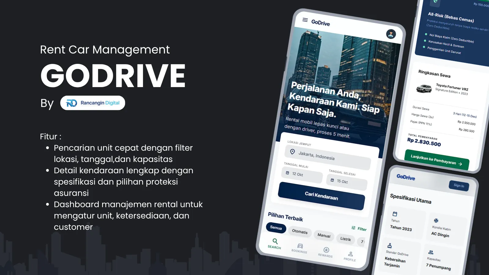 GoDrive Car Rental Platform
